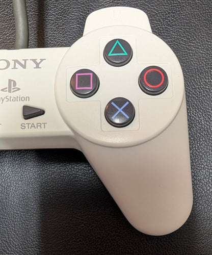 Sony PlayStation PS1 Controller SCPH-1080 UW (1994) | White | Complete in Box (CIB) | Open Box | Rare