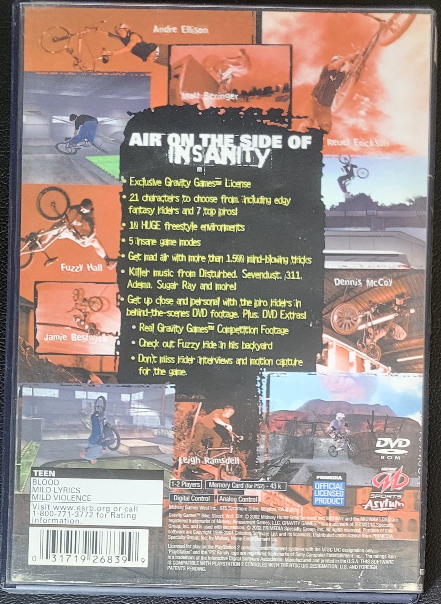 Bike: Street Vert Dirt - Sony PlayStation 2 PS2 (CIB) Pre-Owned Tested & Working Great Shape!