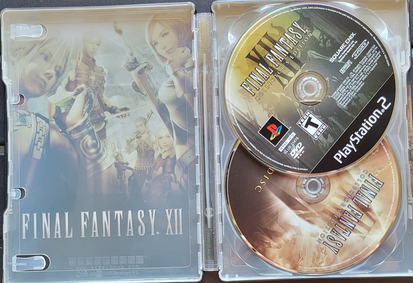 Final Fantasy XII COLLECTORS EDITION TIN - Sony PlayStation 2 PS2 Pre-Owned Great Shape!