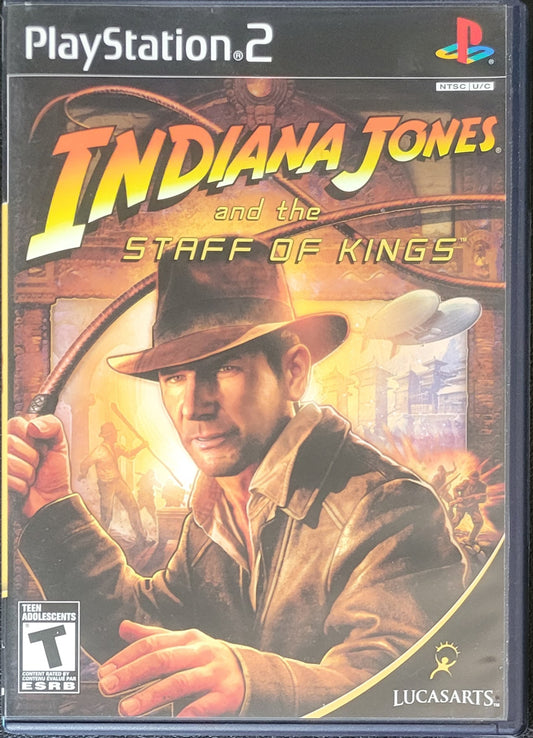 Indiana Jones & The Staff Of Kings - Sony PlayStation 2 PS2 (CIB) Pre-Owned Tested & Working Great Shape CLEAN DISC