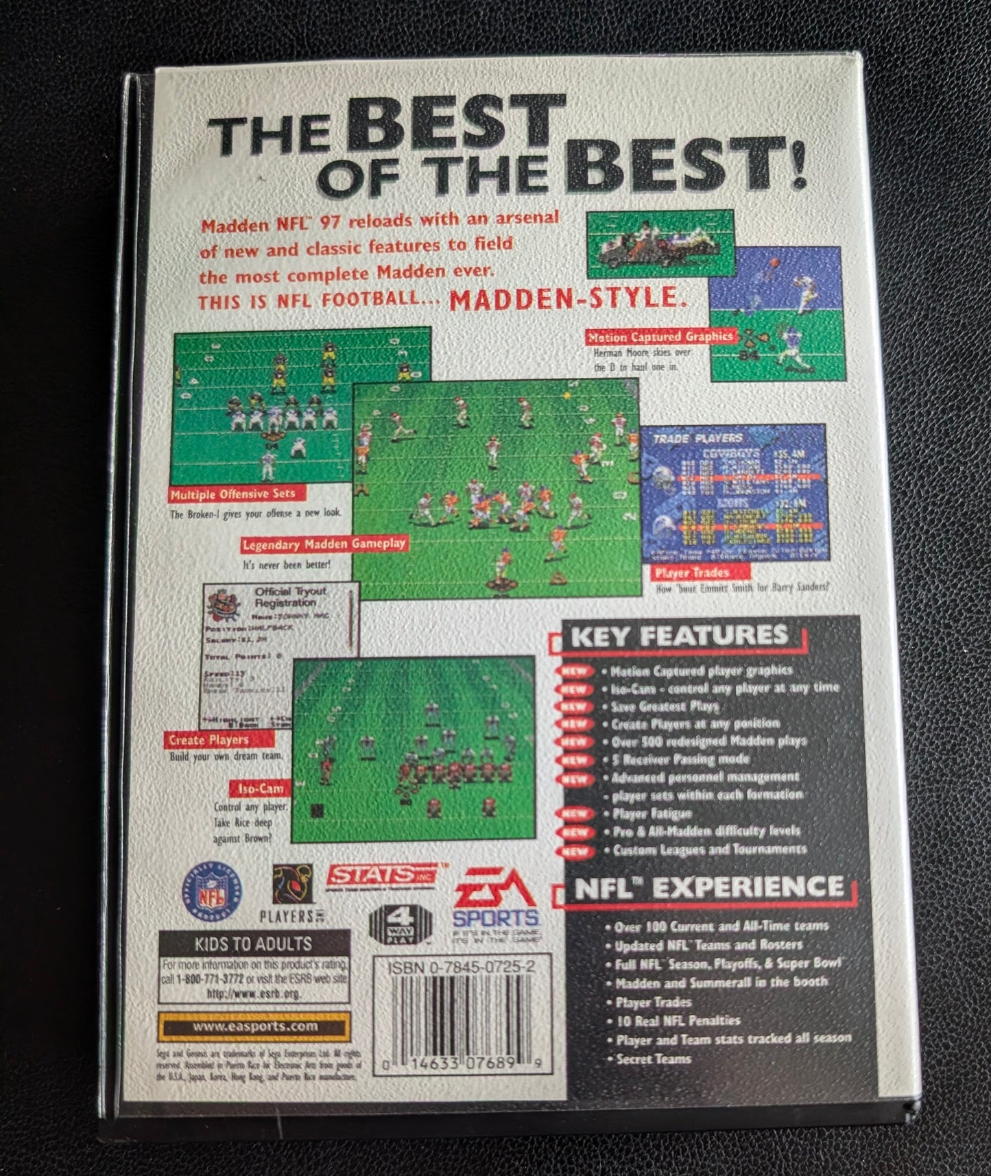 Madden NFL '97 - Boxed CIB (Sega Genesis) | 1996 | Sports / Football