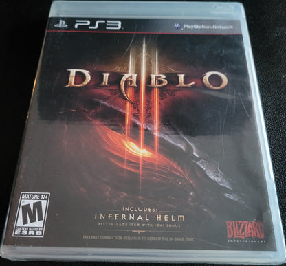 DIABLO 3 SEALED - Sony PlayStation 3 PS3 Pre-Owned MINT Great Shape! Tested & Working