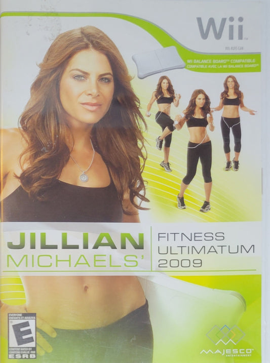 Jillian Michaels' Fitness Ultimatum 2009 – Nintendo Wii – CIB – Clean Disc
