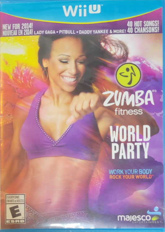 Zumba Fitness World Party – 2013 Nintendo Wii U CIB Re-Sealed Clean Disc
