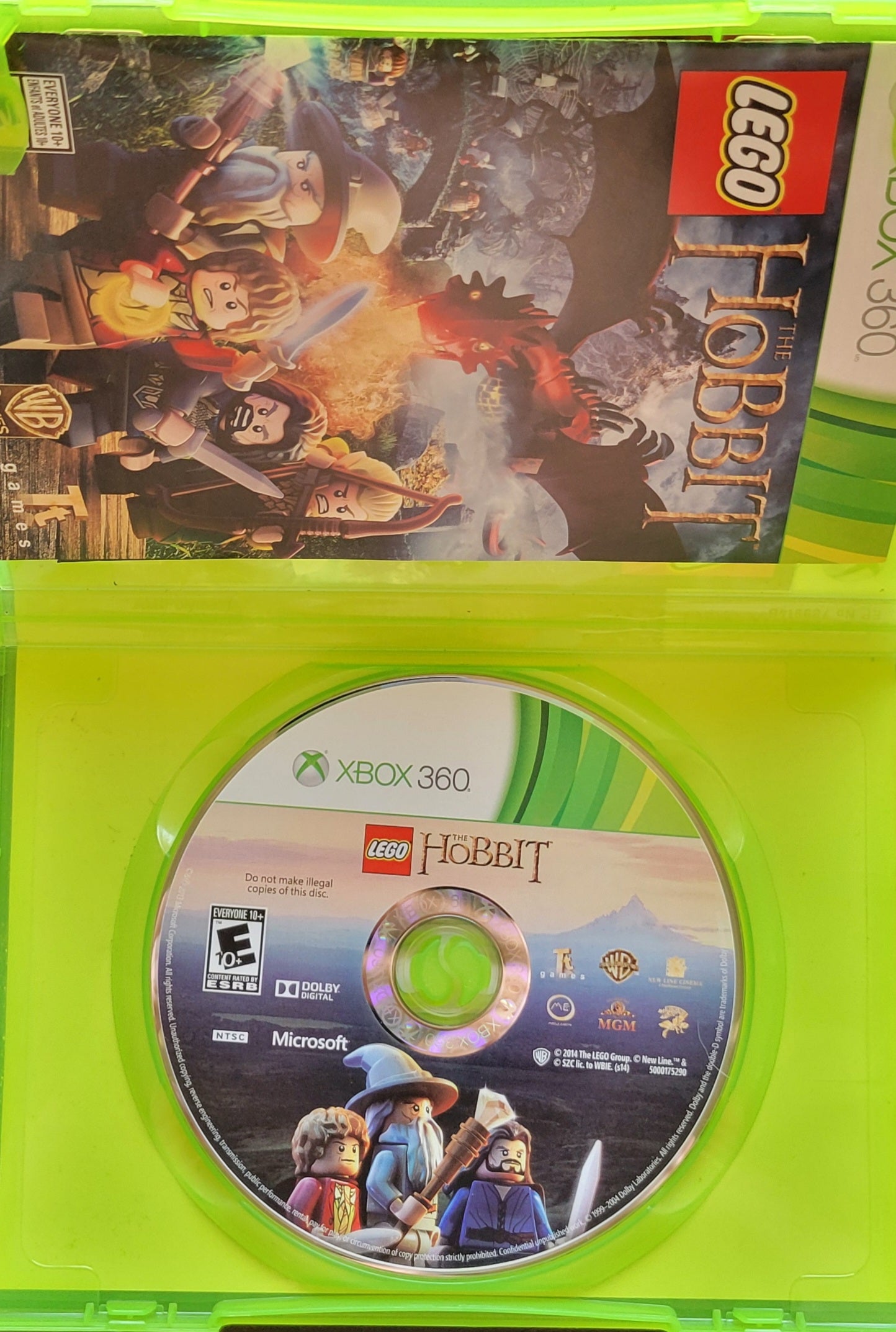 Lego: The Hobbit - Microsoft XBOX 360 - CIB Pre-Owned Great Shape Tested & Working