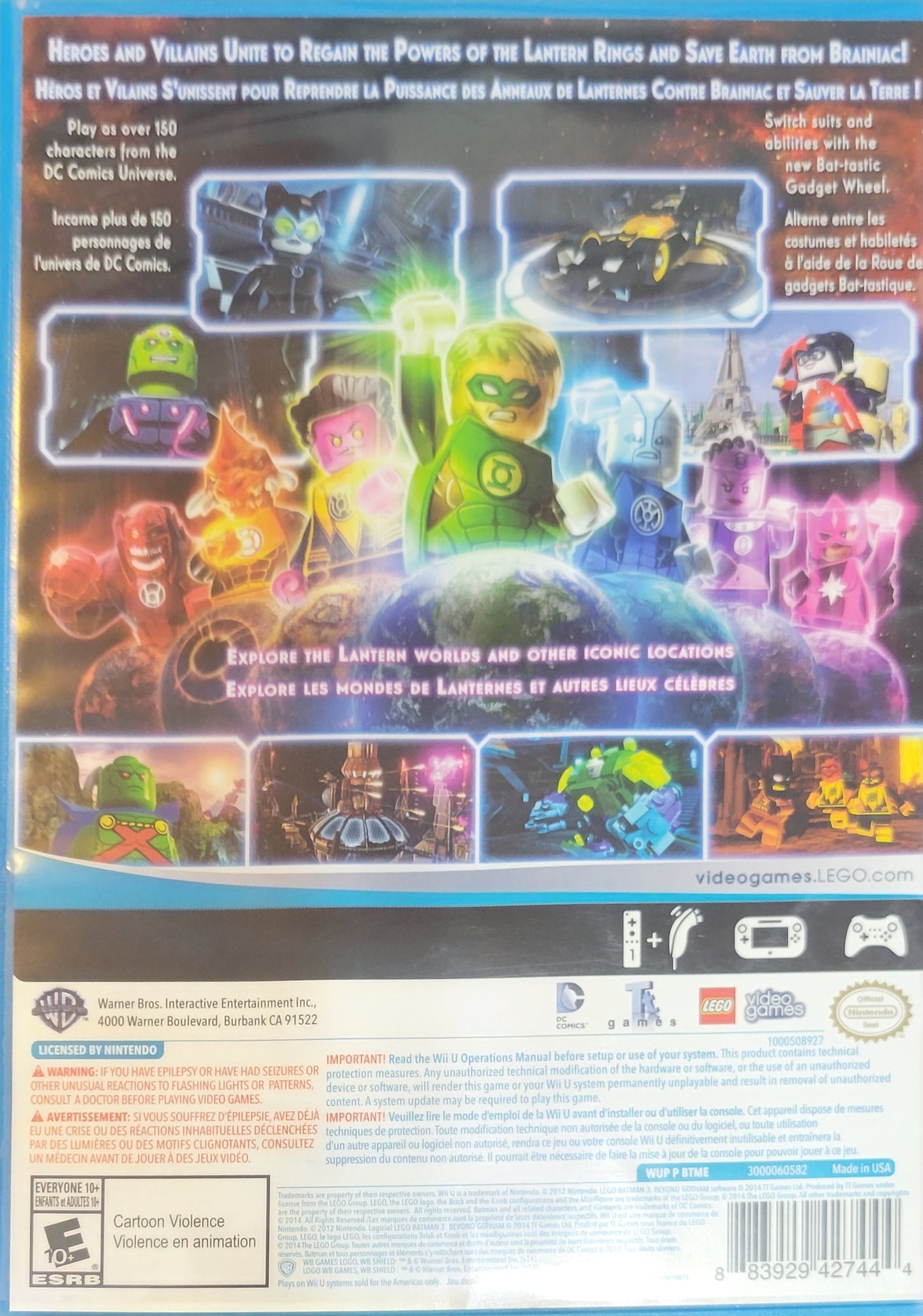 Lego Batman 3: Beyond Gotham – 2014 Nintendo Wii U CIB – RE-SEALED