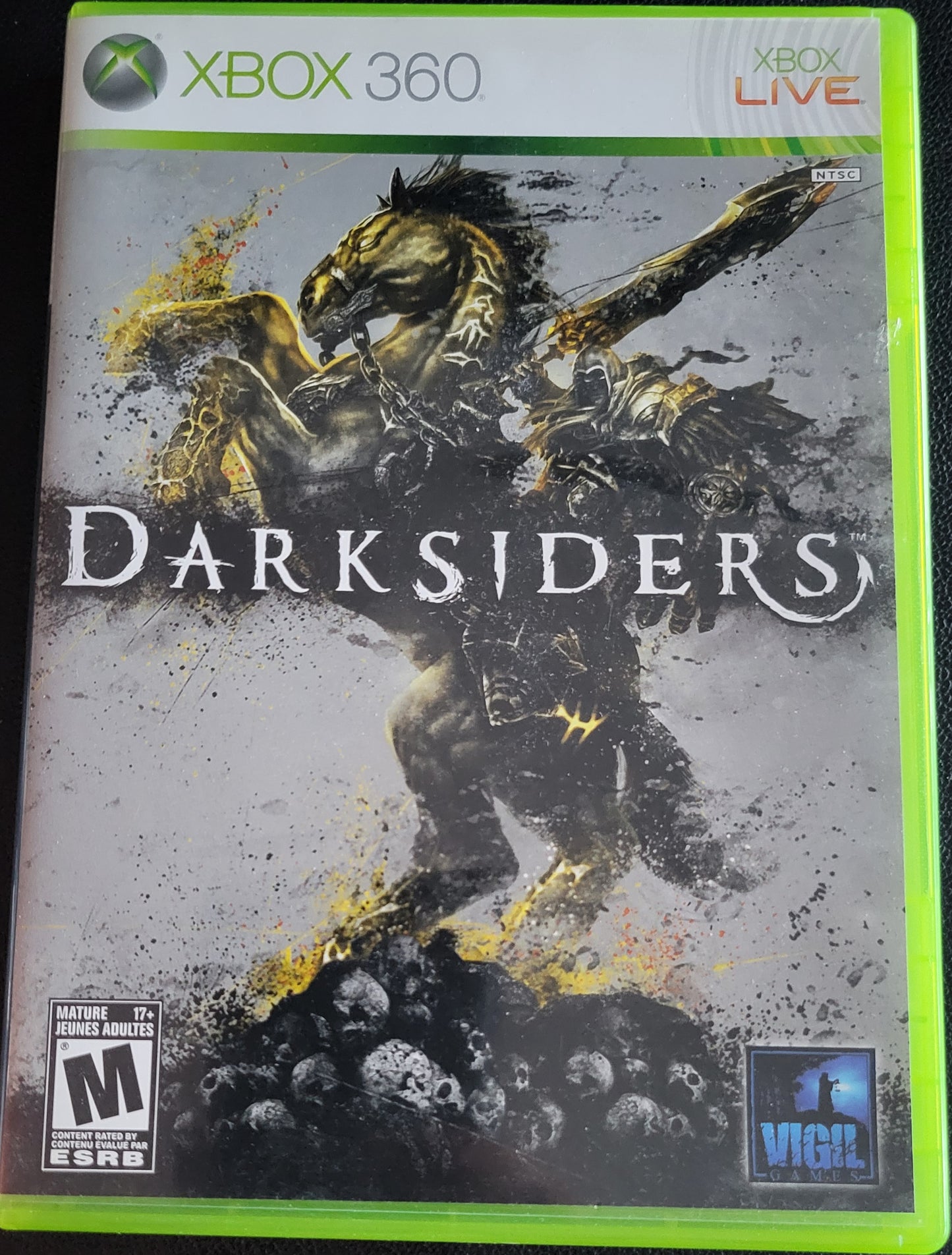 DARKSIDERS - Microsoft XBOX 360 - CIB Pre-Owned Great Shape CLEAN DISC Tested & Working