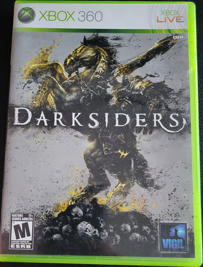 DARKSIDERS - Microsoft XBOX 360 - CIB Pre-Owned Great Shape CLEAN DISC Tested & Working