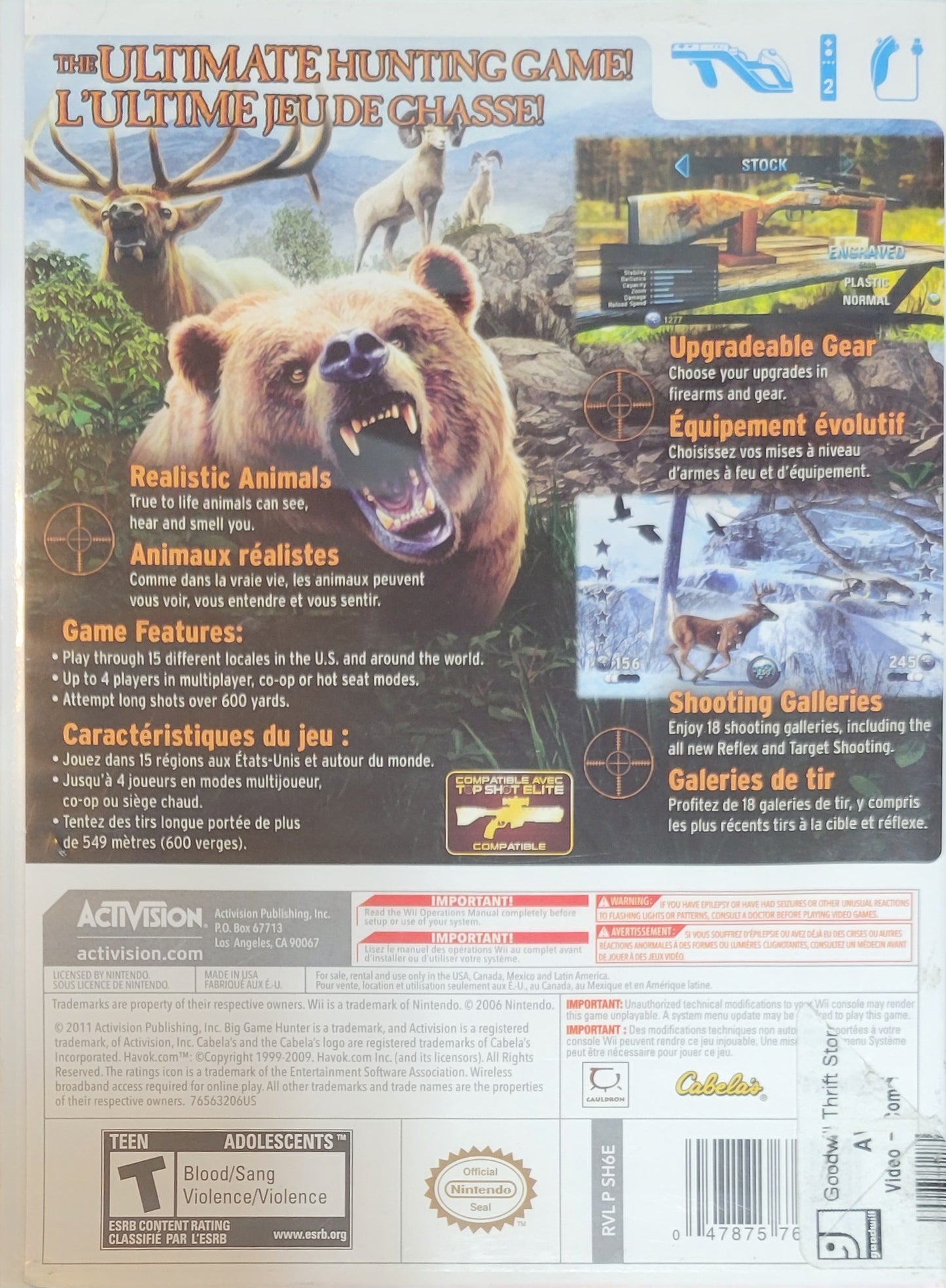 Wild Earth: African Safari – Nintendo Wii CIB – RE-SEALED + Clean Disc