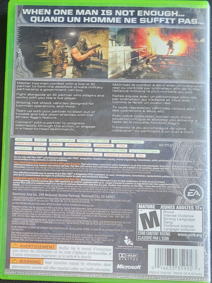 Army Of Two 1 & 2 - (CIB) - Microsoft XBOX 360 - Pre-Owned Like New CLEAN DISC
