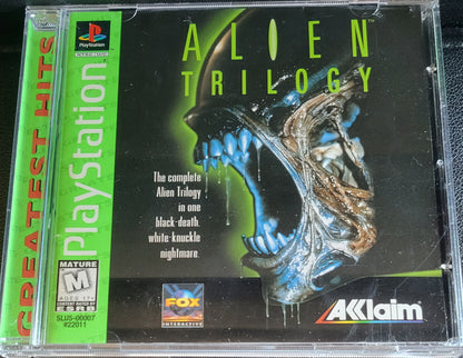 Alien Trilogy Greatest Hits – Sony PlayStation 1 PS1 (1995) – Complete in Box (CIB) – Like New