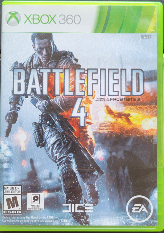 BATTLEFIELD 4 - Microsoft XBOX - CIB Pre-Owned Great Shape Tested & Working