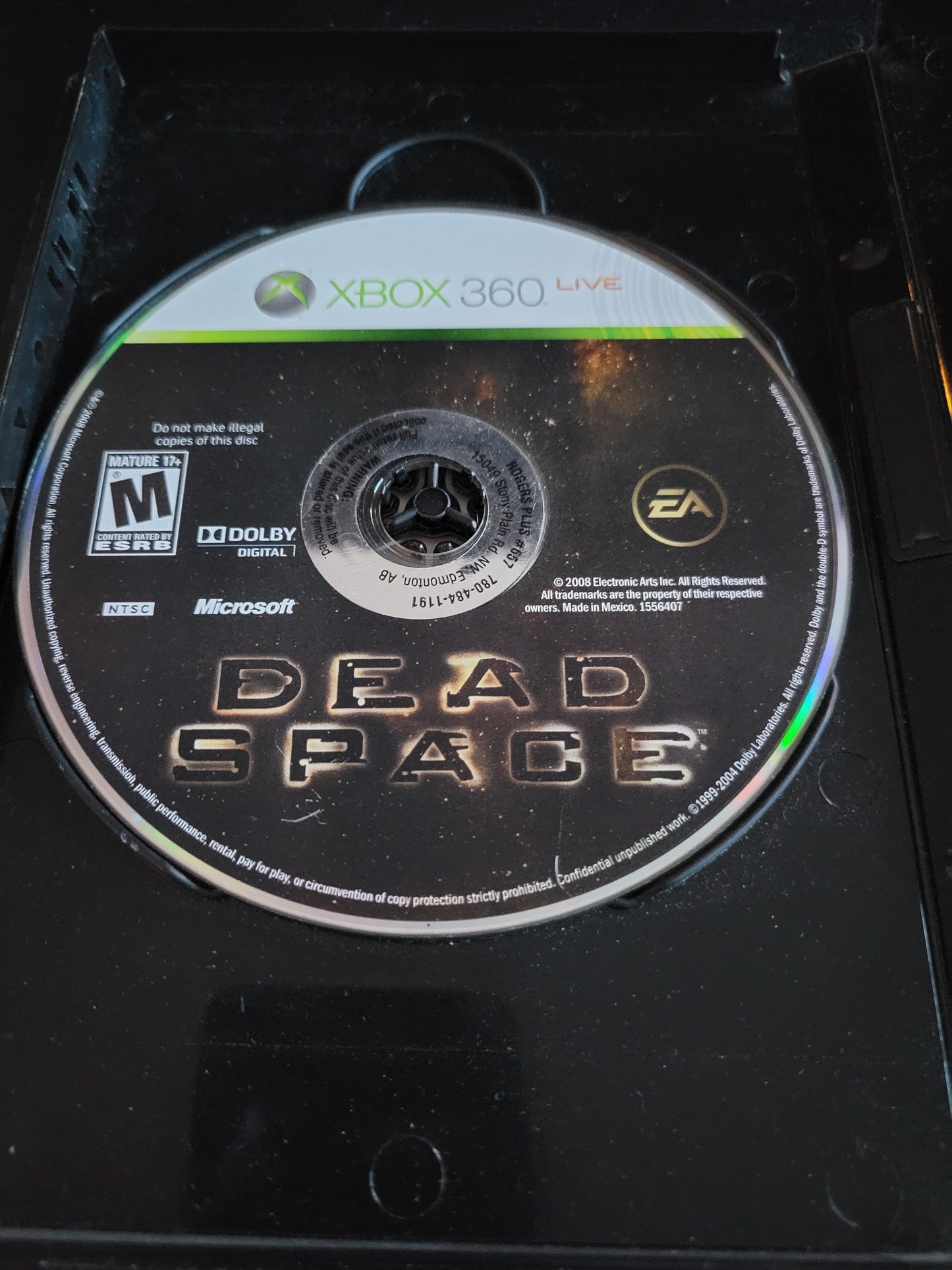 DEAD SPACE - Microsoft XBOX 360 - Pre-Owned Great Shape Tested & Working