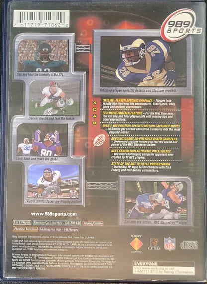 NFL Gameday 2001 - Sony PlayStation 2 PS2 (CIB) Pre-Owned Tested & Working Great Shape!