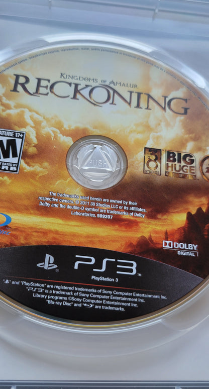 Kingdoms Of Amalur: RECKONING - 2010 Sony PlayStation 3 PS3 CIB Pre-Owned Great Shape Tested & Working