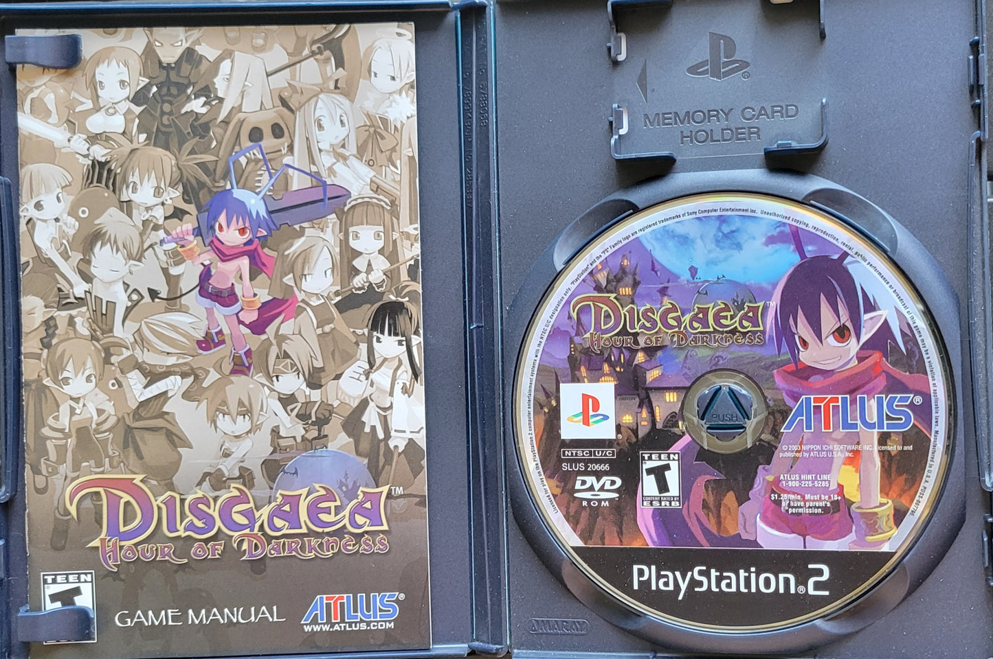 RARE DISGAEA: Hour Of Darkness - Sony PlayStation 2 2003 PS2 CIB Pre-Owned Great Shape! Tested & Working