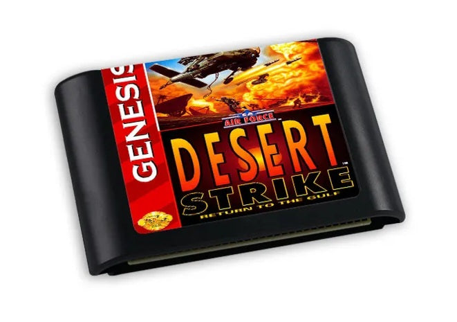 DESERT STRIKE - Boxed (Sega Genesis Cartridge) | 1990 | Action Platformer