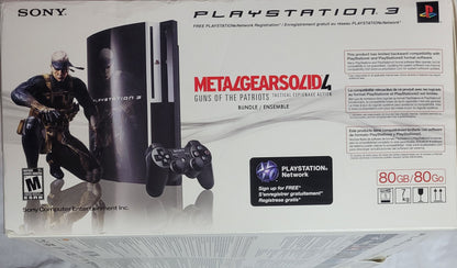 RARE Metal Gear Solid 4 Special Edition – Limited Package CIB | PS3 Slim Console + 1 Controller + Hookups | Factory Inserts | Matching Serials | Excellent Condition