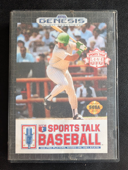 Sports Talk Baseball - Boxed CIB (Sega Genesis) | 1991 | Sports / Baseball