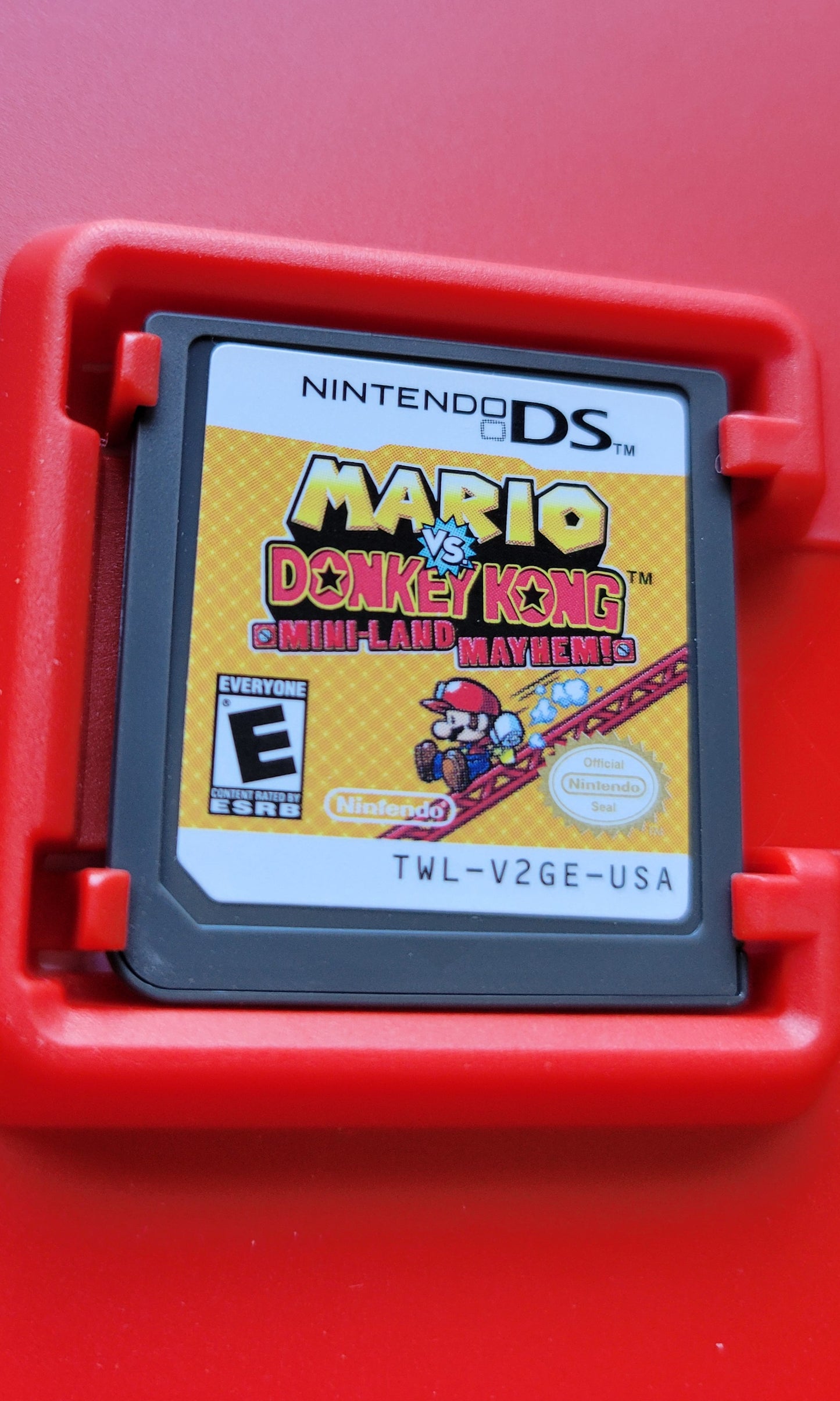 Mario Vs. Donkey Kong: Mini Land Mayhem - Nintendo DS - Handheld Console NTSC Cartridge Only Tested & Working