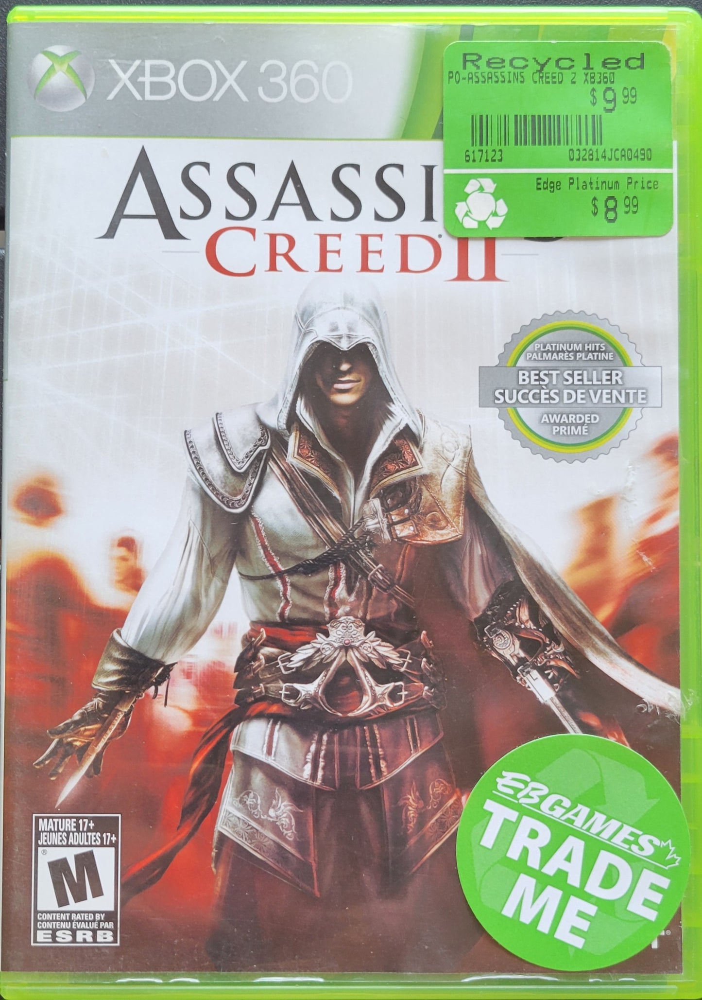 Assassin's Creed 2 - Microsoft XBOX - CIB Pre-Owned Great Shape Tested & Working