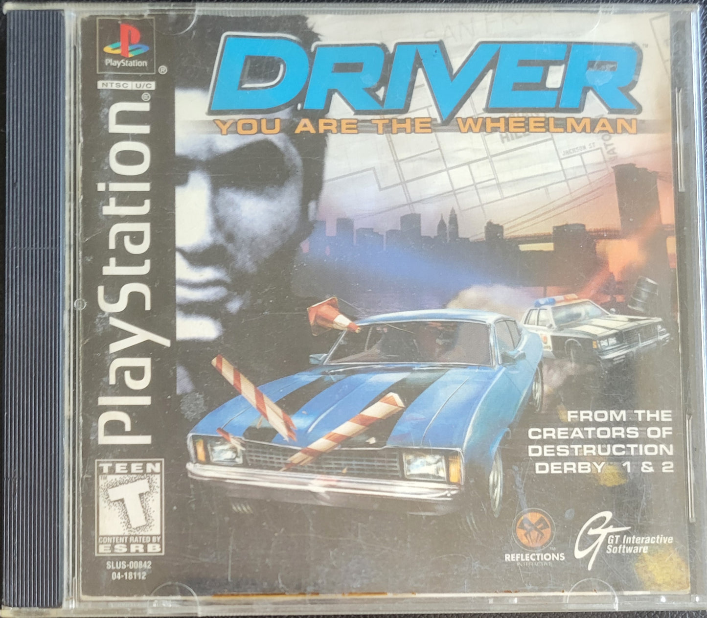 Driver - Sony PlayStation 1 PS1 Complete in Box (CIB) - LIKE NEW