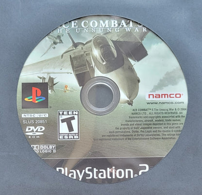 Ace Combat 5: The Unsung War - Sony PlayStation 2 Ps2 (Disc Only) - Used Condition