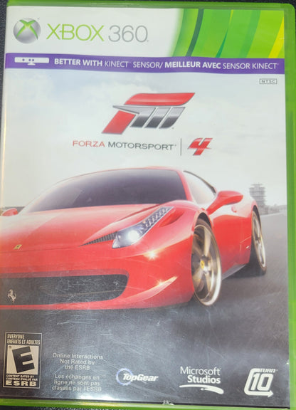 Forza 2, 3, 4, Motorsport - Microsoft XBOX 360 - Pre-Owned Great Shape Tested & Working
