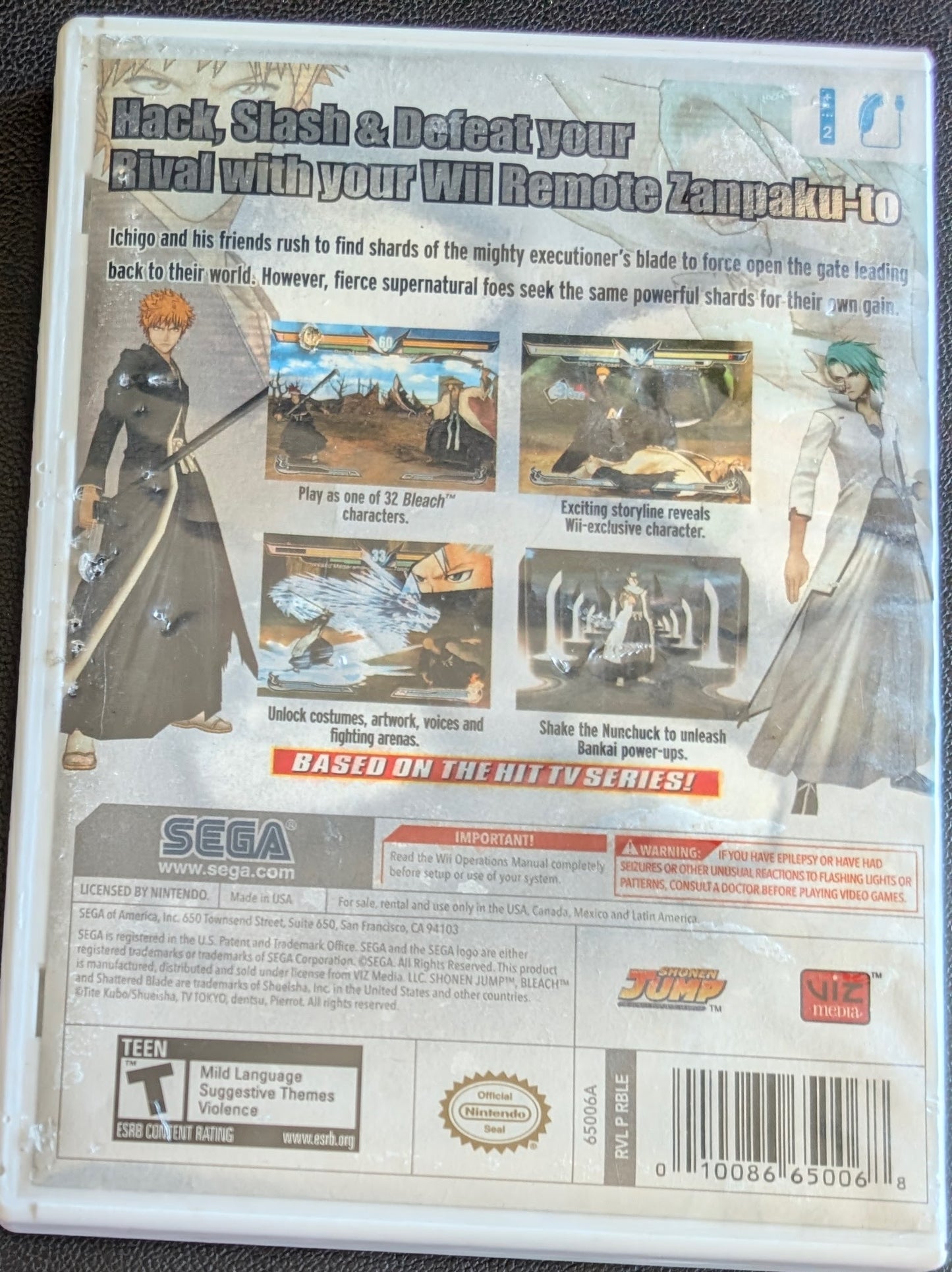 Bleach: Shattered Blade (2007) - CIB Nintendo Wii | RE-Sealed
