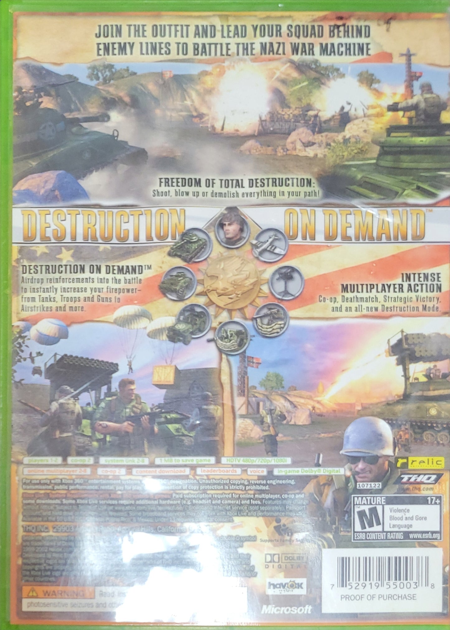 The Outfit – Microsoft Xbox 360 CIB – Clean Disc – RE-SEALED (2006)