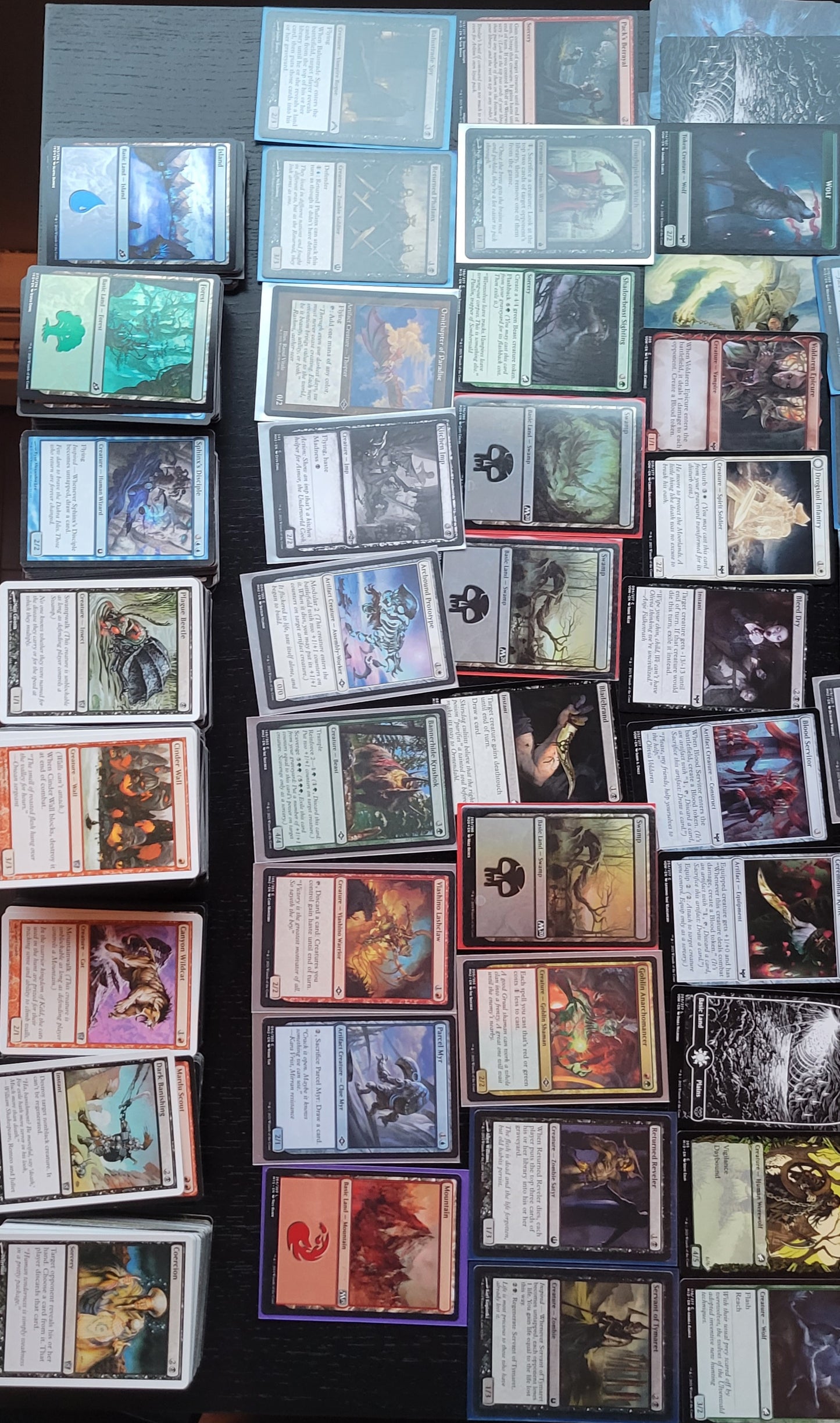 Massive VINTAGE MTG Magic The Gathering Storage locker Find Various Eras! Lots Of Rare Cards!