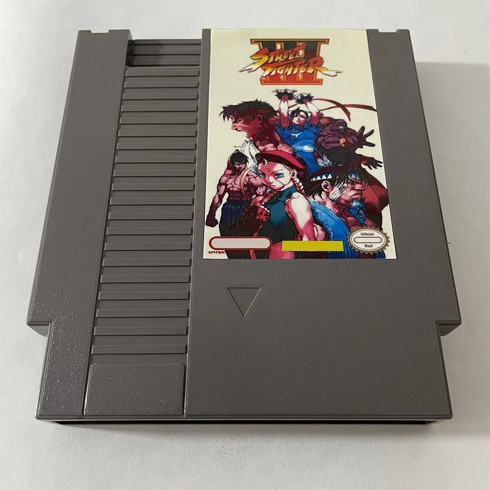 Street Fighter 3 - NES Nintendo Entertainment System 1983 72 Pin 8 Bit Video Game Cartridge