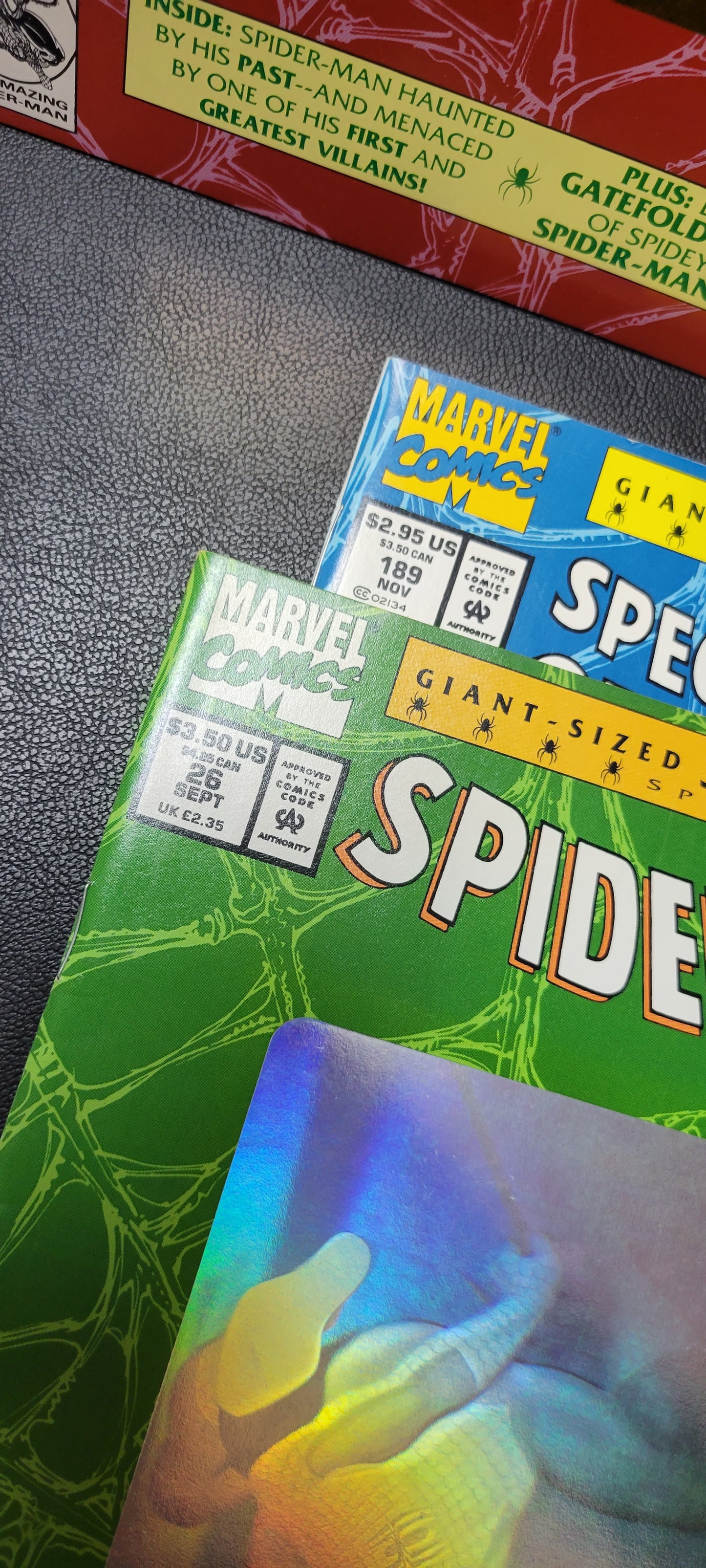 30th Anniversary WEB OF SPIDERMAN Comic Book Lot Of 3 Great Condition Smoke Free Home