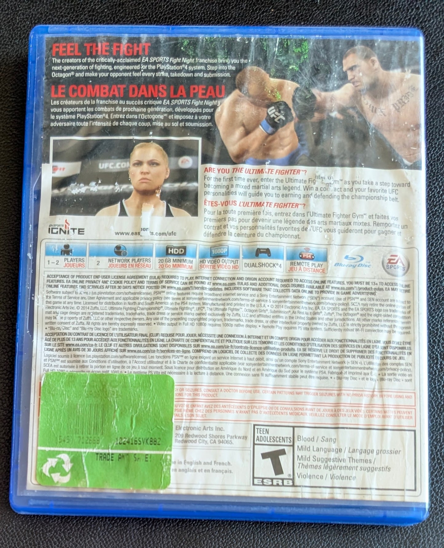 UFC (2014) - PlayStation 4 (PS4) | RE-Sealed