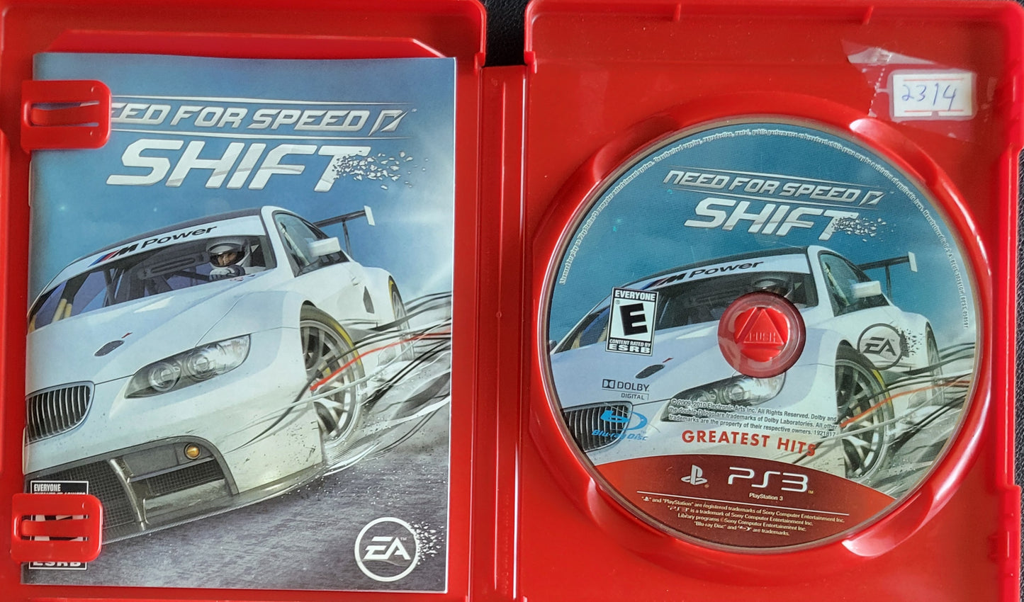 Need for Speed: Shift – Greatest Hits (CIB) – Sony PlayStation 3 PS3 – Tested & Working