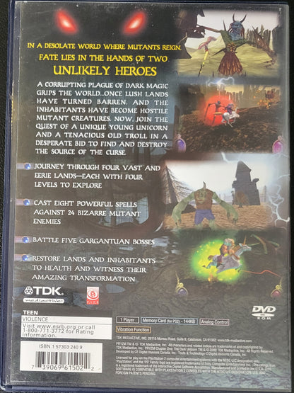 Pryzm Chapter One: The Dark Unicorn LIMITED EDITION - Sony PlayStation 2 PS2 (CIB) Pre-Owned Tested & Working Great Shape!