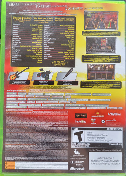 Guitar Hero: World Tour - Microsoft XBOX 360 - CIB Pre-Owned Great Shape Tested & Working