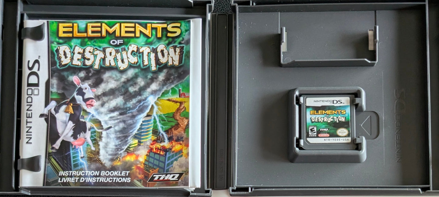 Elements of Destruction – 2008 Nintendo DS CIB – RE-Sealed – Excellent