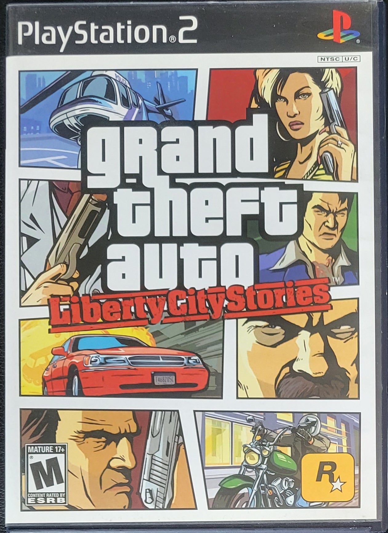GTA Grand Theft Auto: Liberty City Stories + Poster - Sony PlayStation 2 PS2 (CIB) Pre-Owned Tested & Working Great Shape!