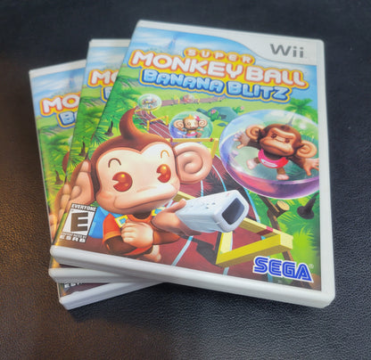 Super Monkey Ball: Banana Blitz – Nintendo Wii CIB – RE-SEALED + Like New