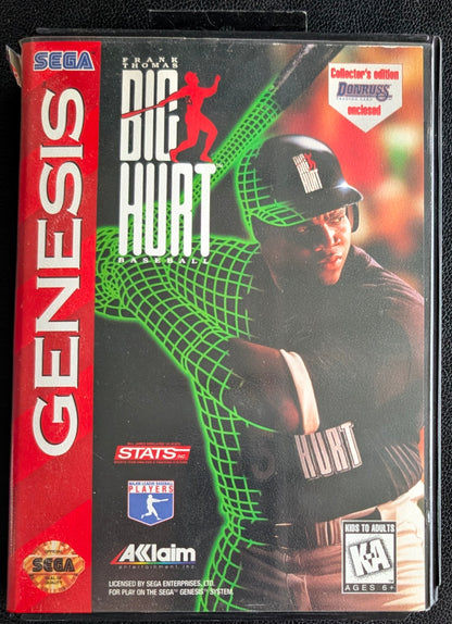 BIG Hurt Baseball - Boxed CIB (Sega Genesis) | 1995 | Sports / Baseball