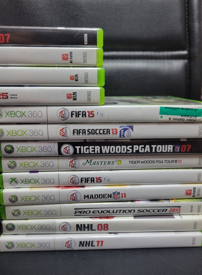 ALL SPORTS NHL NFL NBA Golf Boxing & More! - (CIB) - Microsoft XBOX 360 - Pre-Owned Like New CLEAN DISC