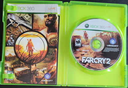 FARCRY 2 - Microsoft XBOX 360 - CIB MINT Pre-Owned Great Shape Tested & Working