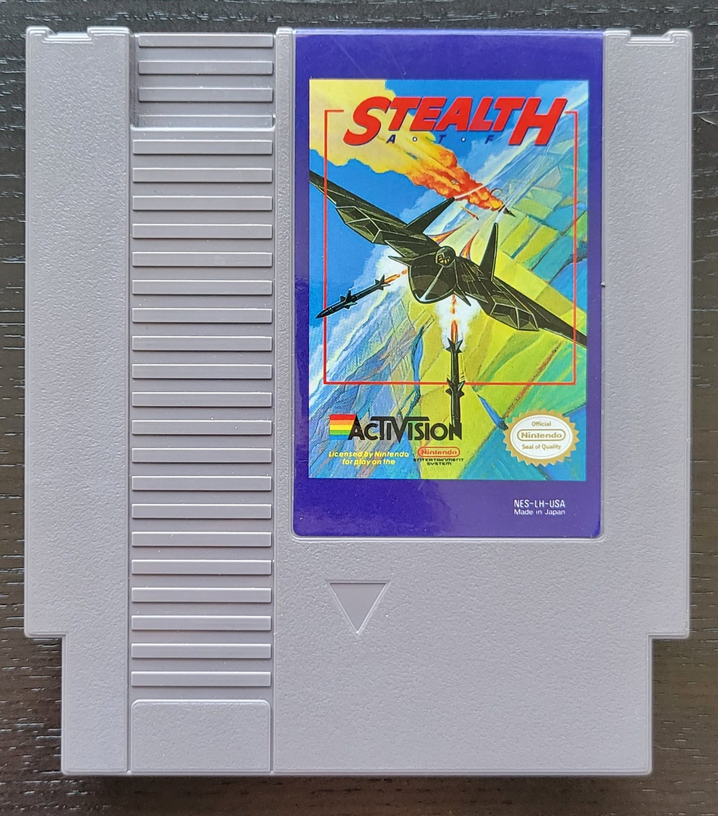 STEALTH: A● T● F●  - Authentic NES (Nintendo Entertainment System 1983) 72 Pin 8 Bit Video Game Cartridge