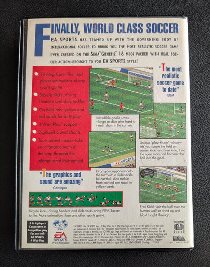 FIFA International Soccer - Boxed CIB (Sega Genesis) | 1993 | Sports / Soccer