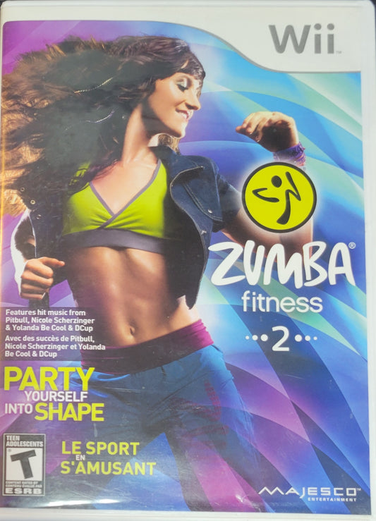 Zumba Fitness 2 – Nintendo Wii CIB – RE-SEALED + Like New
