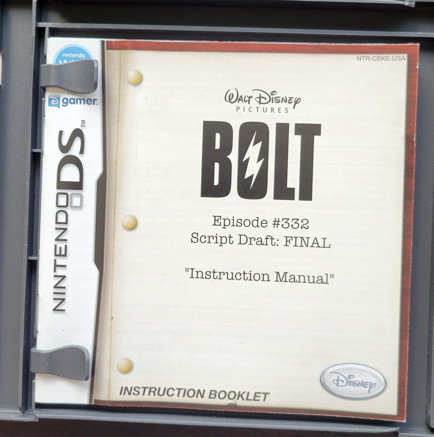 Disney's BOLT - Nintendo DS 2008 - Handheld Console NTSC Cartridge Tested & Working