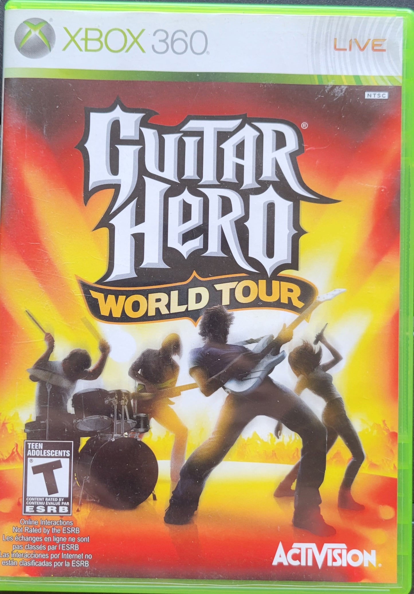 Guitar Hero: World Tour - Microsoft XBOX 360 - CIB Pre-Owned Great Shape Tested & Working