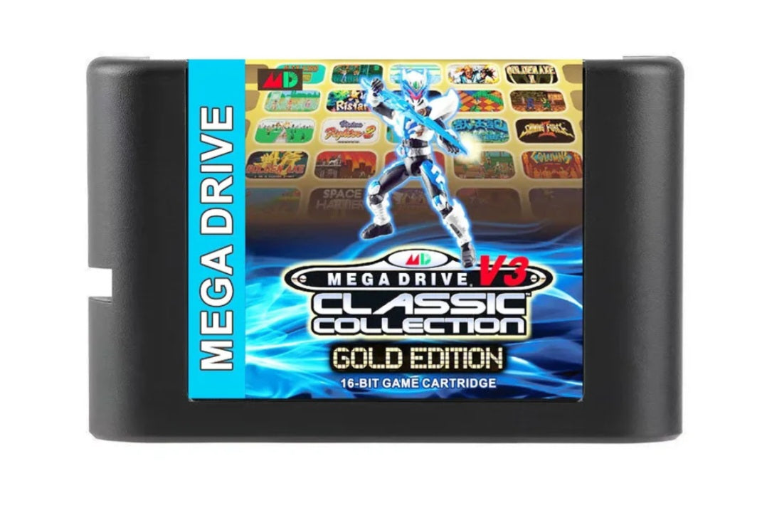 MEGADRIVE V3 Classic Collection V3 1500 Of Your Favorite Sega Games In 1 16 Bit Game Cartridge