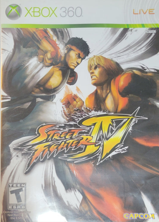 Street Fighter IV – Microsoft Xbox 360 CIB – Clean Disc – RE-SEALED (2009)